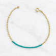 Military Bracelet Beads 2.2g / 6 1/4 in / 1.69mm Yellow Gold 18K