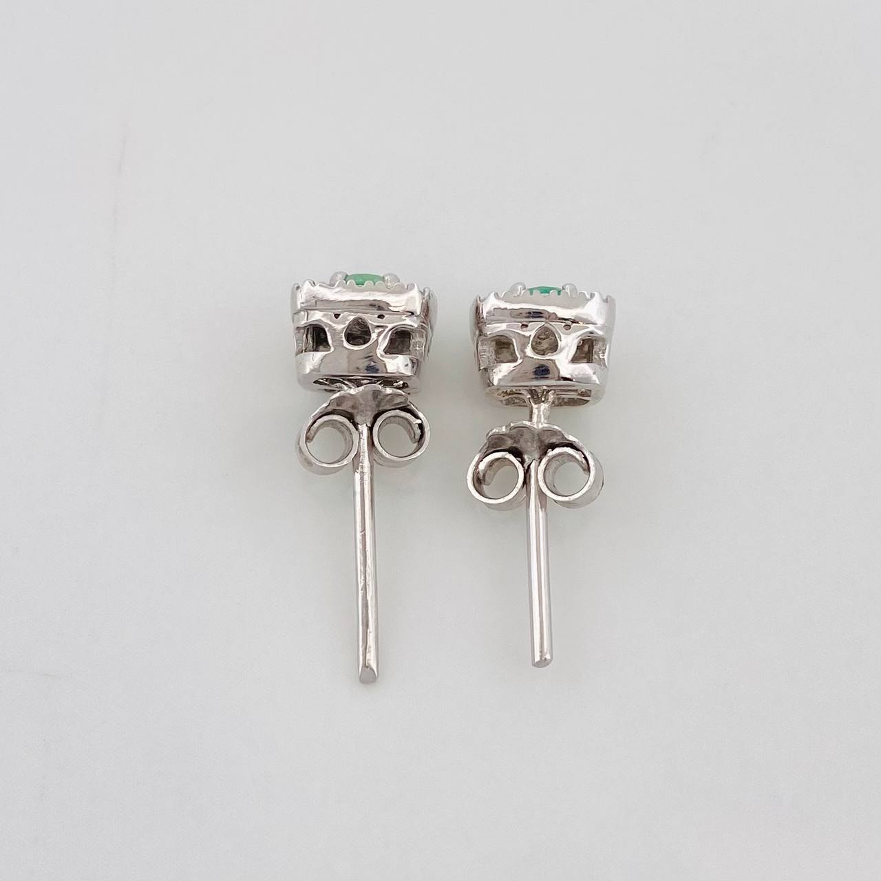 Topos Halo Esmeraldas 20pts 1.75g / in / 6.57mm Plata 925