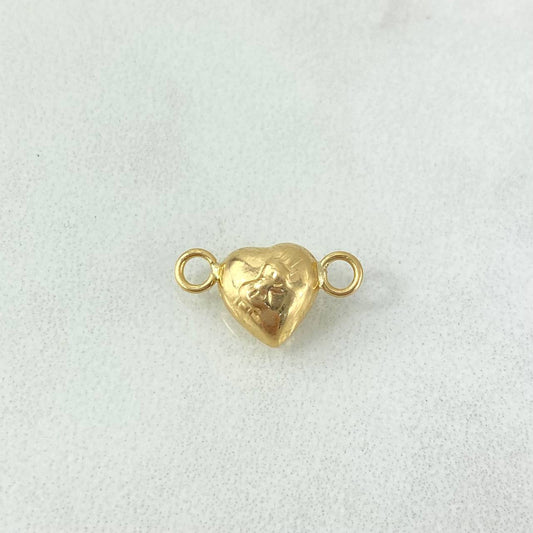 Charm Linked Heart 0.4gr / 1.4cm / Yellow Gold Stamped