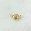 Charm Linked Heart 0.45gr / 1.4cm / Yellow Gold Stamped