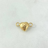 Charm Linked Heart 0.45gr / 1.4cm / Yellow Gold Stamped