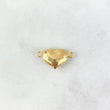 Charm Heart 0.75gr / 1.9cm / 18K Yellow Gold Stamped