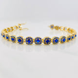 Tennis Bracelet 14.2g / 8 in / 6.22mm 18K Yellow Gold
