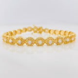 Tennis Bracelet 14.35g / 8 in / 6.16mm 18K Yellow Gold
