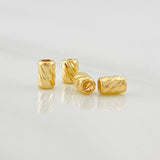 Herraje Cilindro 0.1g / 1/4 / 3mm in Oro Amarillo 18K