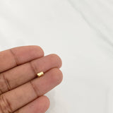 Herraje Cilindro 0.1g / 1/4 / 3mm in Oro Amarillo 18K