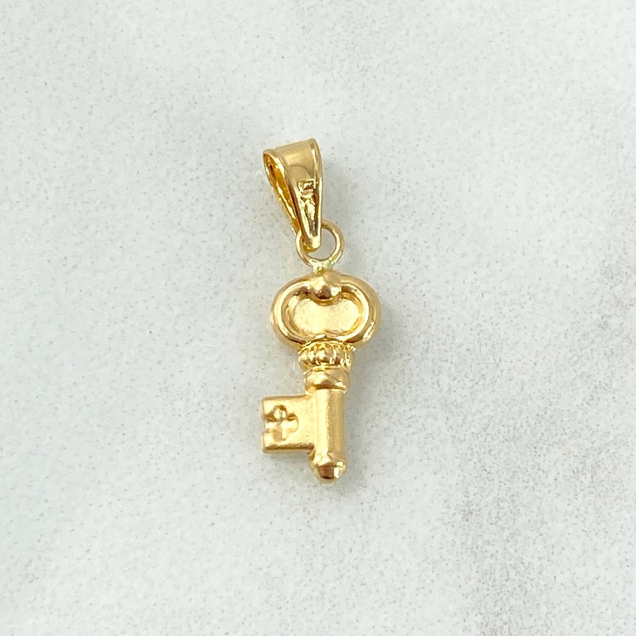 Dije Llave Medieval 0.45gr / 1.8cm / Oro Amarillo 18K
