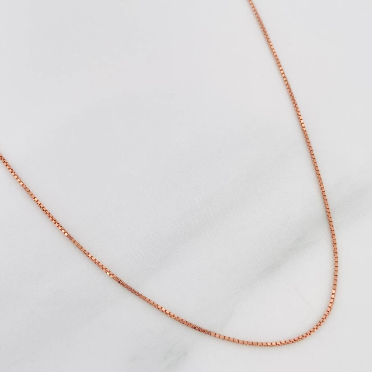 Venetian Chain 1.25 g / 17 3/4 in / 0.5 mm 18K Rose Gold