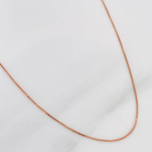 Cadena Veneciana 1.2 g / 45 cm / 0.5 mm Oro Rosa 18K