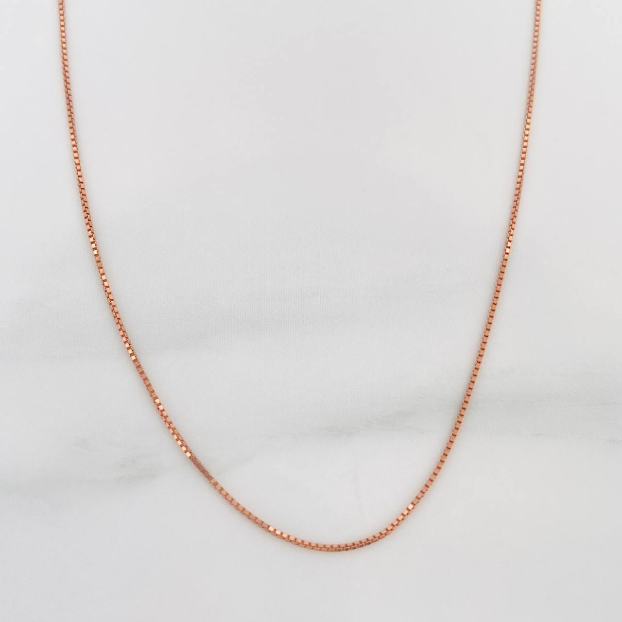 Venetian Chain 1.15 g / 15 3/4 in / 0.5 mm 18K Rose Gold
