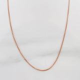 Venetian Chain 1.15 g / 15 3/4 in / 0.5 mm 18K Rose Gold