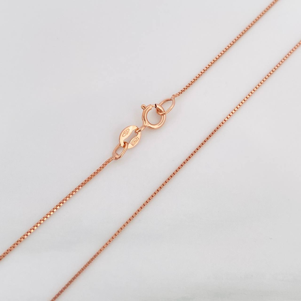 Venetian Chain 1.15 g / 15 3/4 in / 0.5 mm 18K Rose Gold