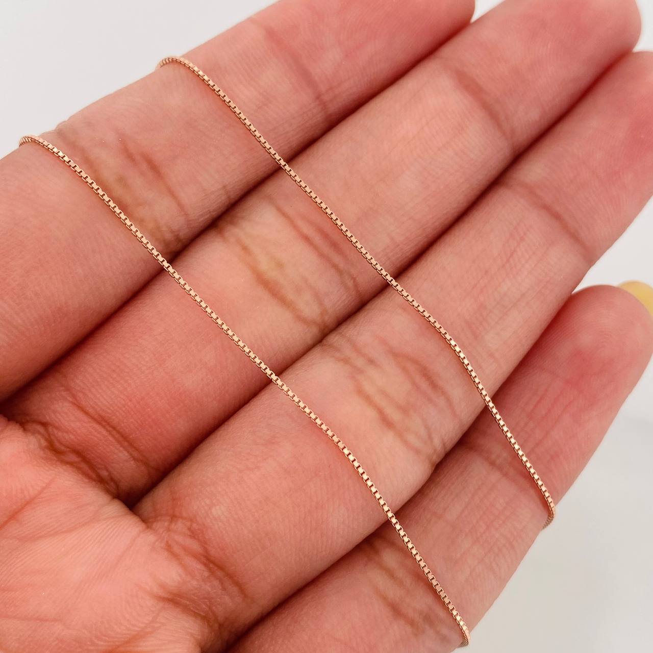 Venetian Chain 1.15 g / 15 3/4 in / 0.5 mm 18K Rose Gold