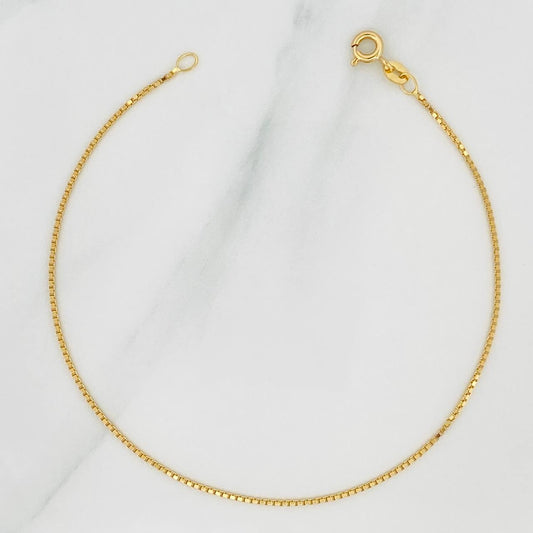 Pulso Veneciano 1.6 g / 8 in / 0.7 mm Oro Amarillo 18K