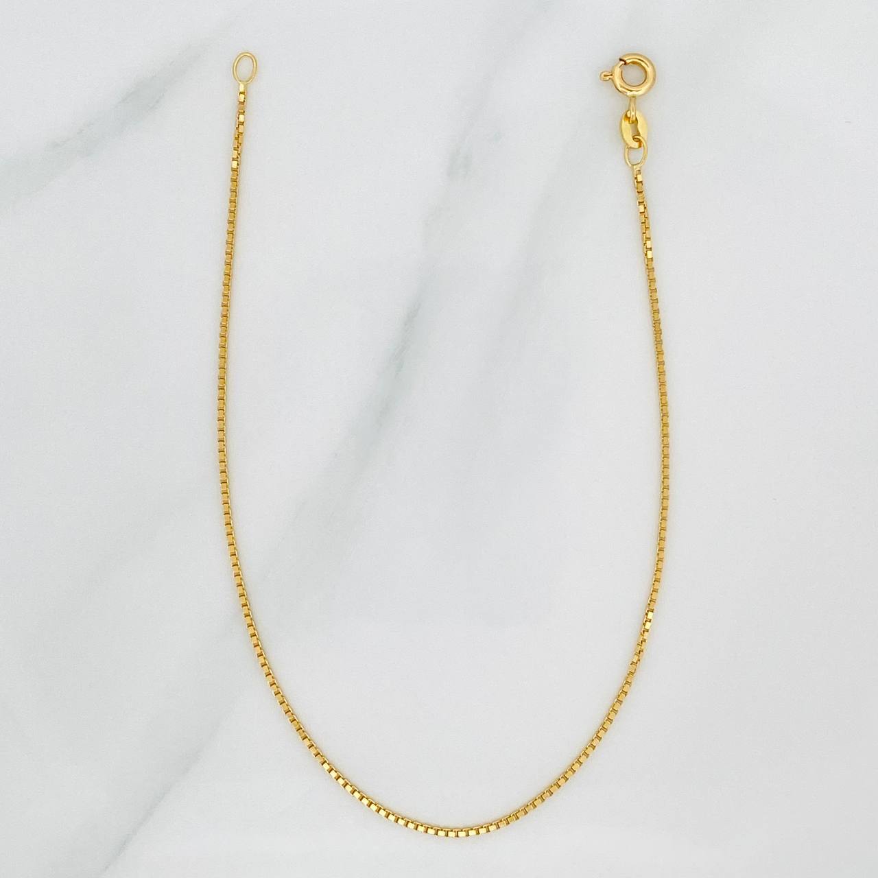 Pulso Veneciana 1.65 g / 8 in / 1 mm Oro Amarillo 18K