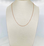 Venetian Chain 1.15 g / 15 3/4 in / 0.5 mm 18K Rose Gold