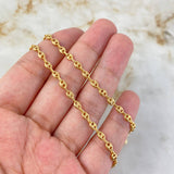 GC Chain Charm Name Custom 8.4gr / 50cm / 3.3mm Chain 4.75gr - Charm 3.6gr Yellow Gold *