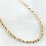 Cadena Roll-On 4.5gr / 45cm / 2.8mm Oro Amarillo +3 18K ©