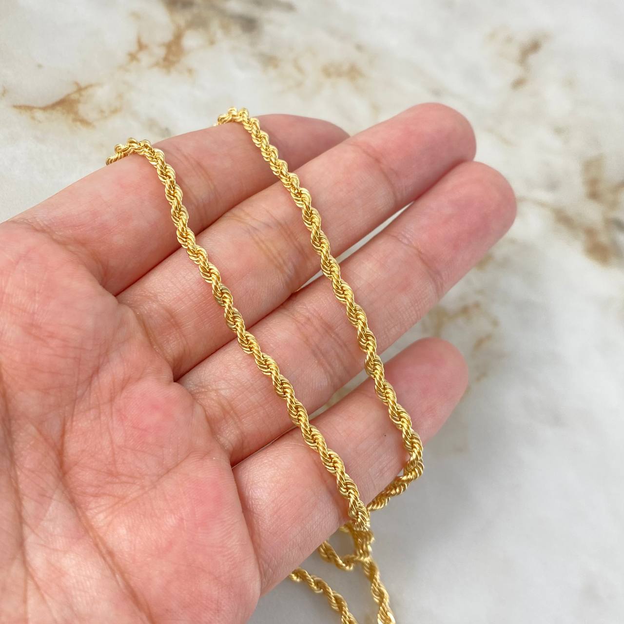 Cadena Lazo 1.95 g / 23 3/4 in / 1.7 mm Oro Amarillo 18K