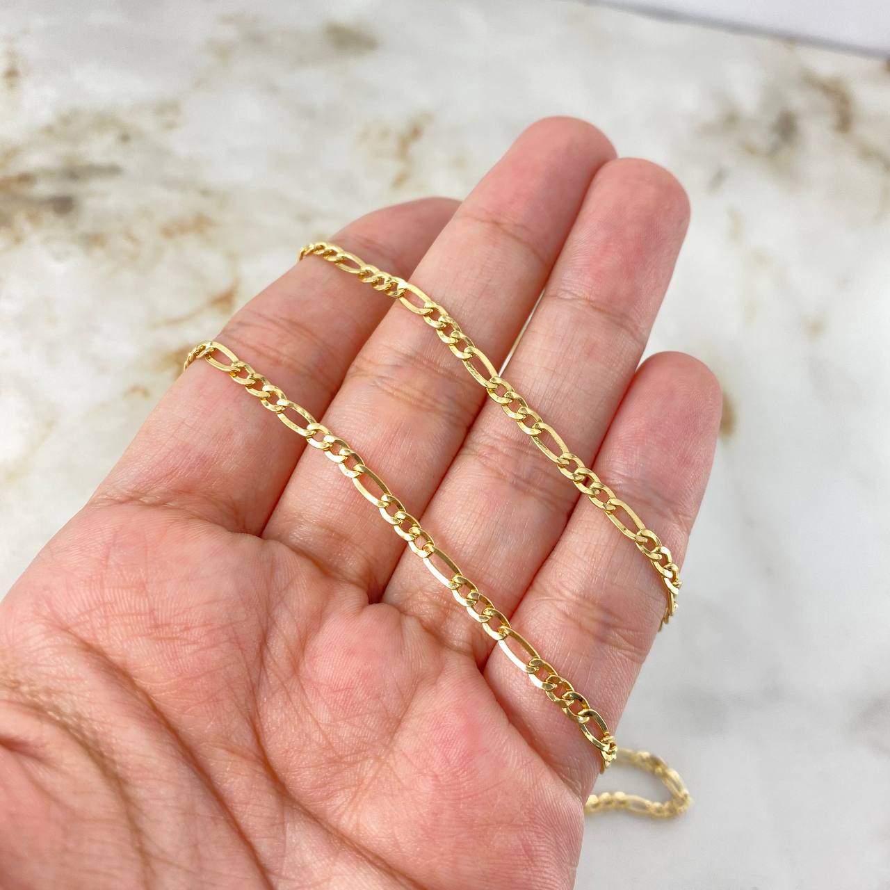 Cadena Figaro 2.8 g / 24 in / 2.8 mm Oro Amarillo 18K