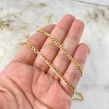 Cadena Figaro 2.8 g / 24 1/4 in / 2.8 mm Oro Amarillo 18K