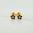 Topos Flor 0.85gr / 3mm Oro Amarillo 18K &