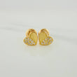 Topos Corazon Medio Destello 0.9 g / in / 6.05 mm Oro Amarillo 18K