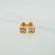 Topos Trebol 1.05gr / 5mm Oro Amarillo 18K &