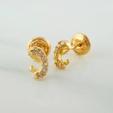 Topos Virgen Maria 0.65gr / 6mm Oro Amarillo 18K