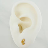 Topos Virgen Maria 0.65gr / 6mm Oro Amarillo 18K *