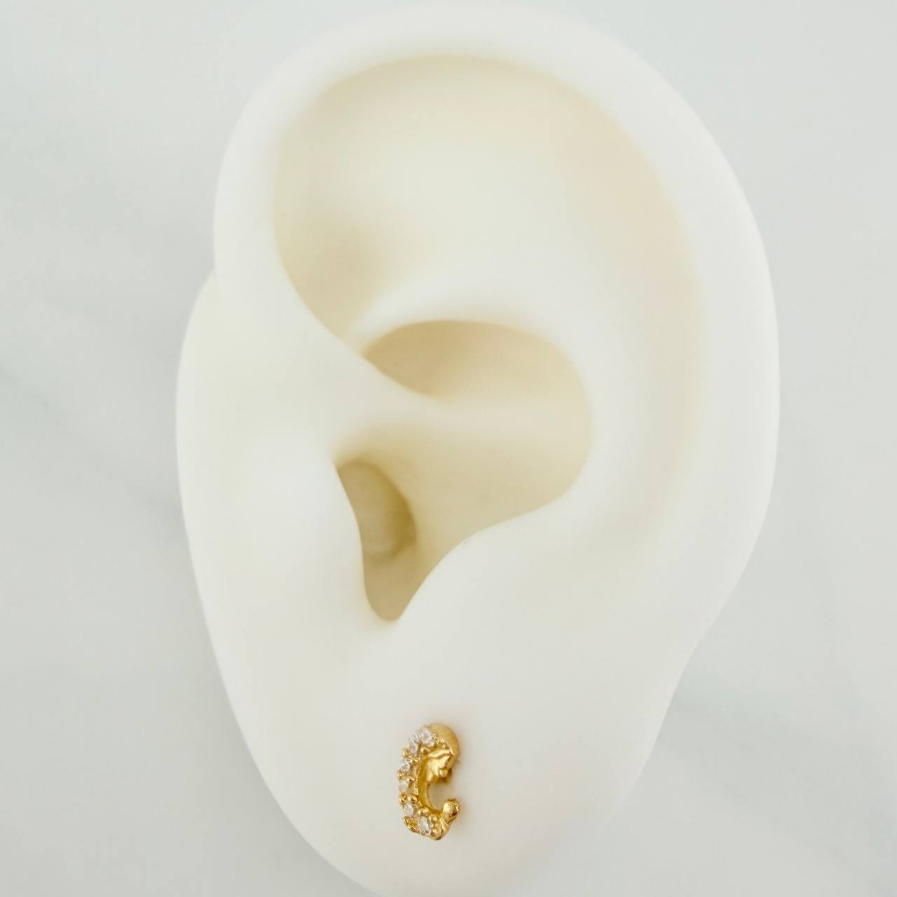 Topos Virgen Maria 0.65gr / 6.2mm Oro Amarillo 18K ©