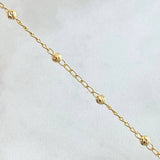 Bracelet Denarius Virgin Miraculous Cross 2.25gr / 17cm / 18K Yellow Gold