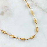 Rustic Granada Chain 8.95gr / 60cm / 18K Yellow Gold