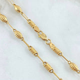 Rustic Granada Chain 8.95gr / 60cm / 18K Yellow Gold