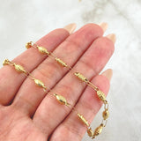 Rustic Granada Chain 8.95gr / 60cm / 18K Yellow Gold