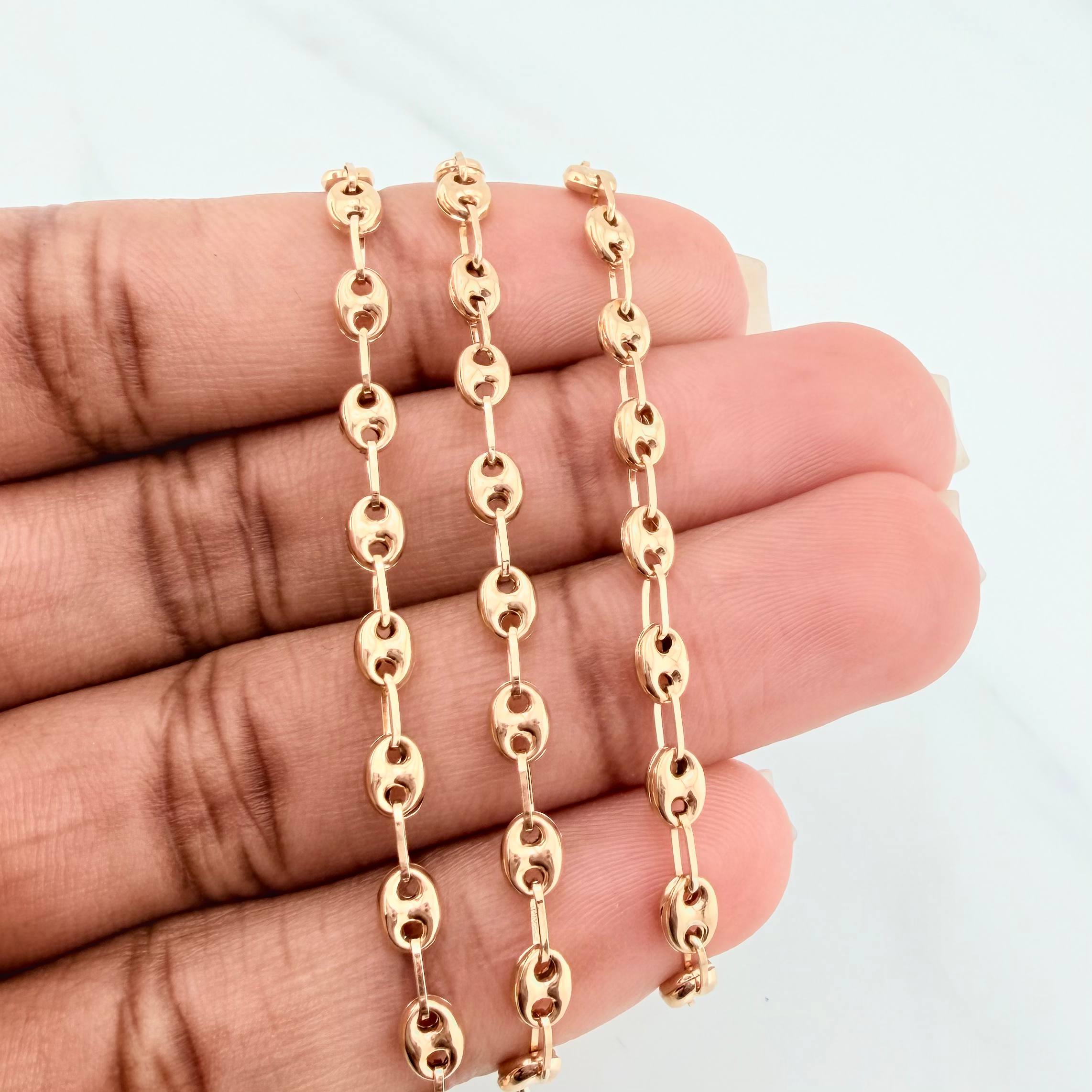 Cadena Gc 5 g / 18 1/4 in / 3.63 mm Oro Amarillo 18K