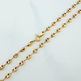 18K Yellow Gold Chain Gc 5 g / 17 3/4 in / 3.59 mm