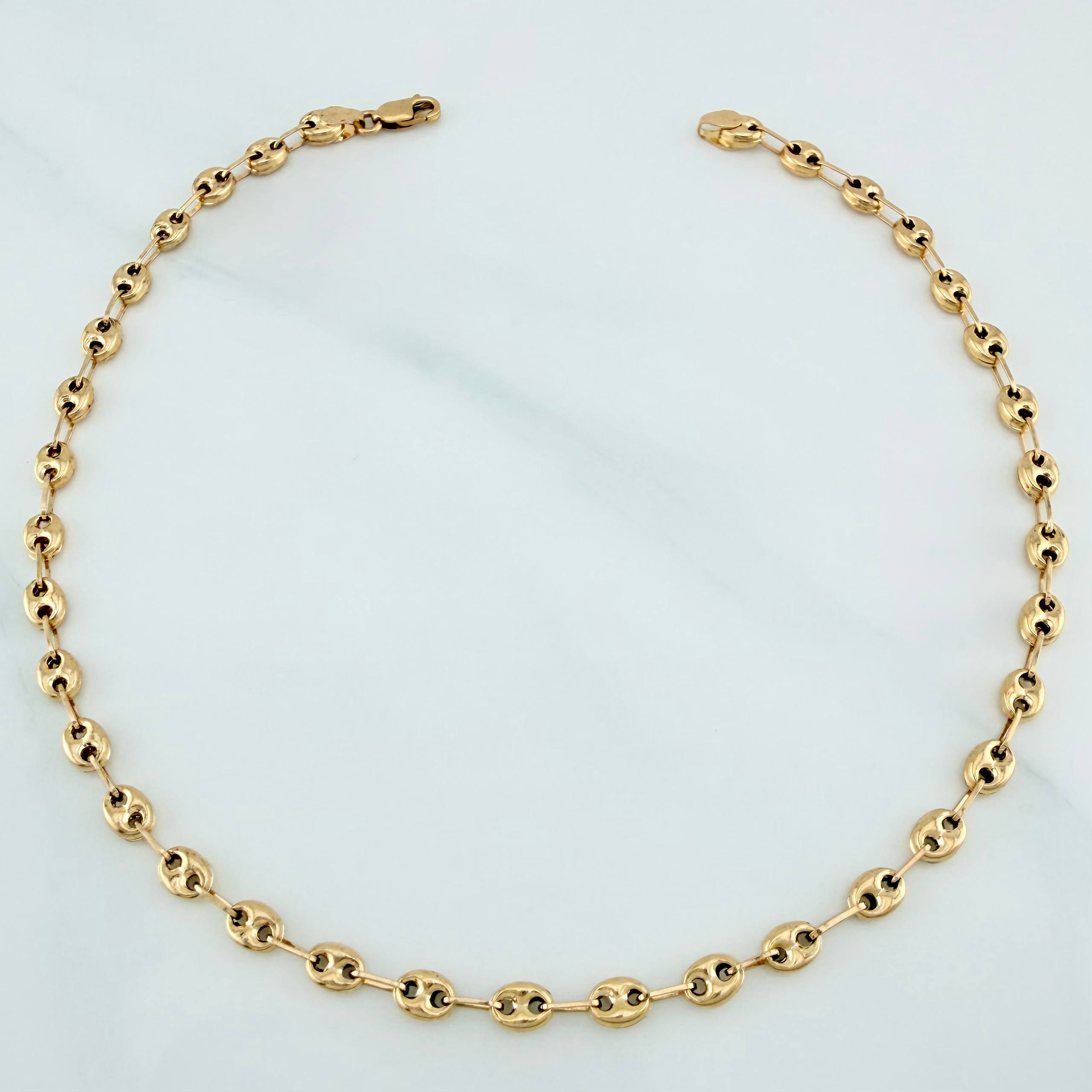 Tobillera Gc 2.9 g / 10 in / 3.47 mm Oro Amarillo 18K