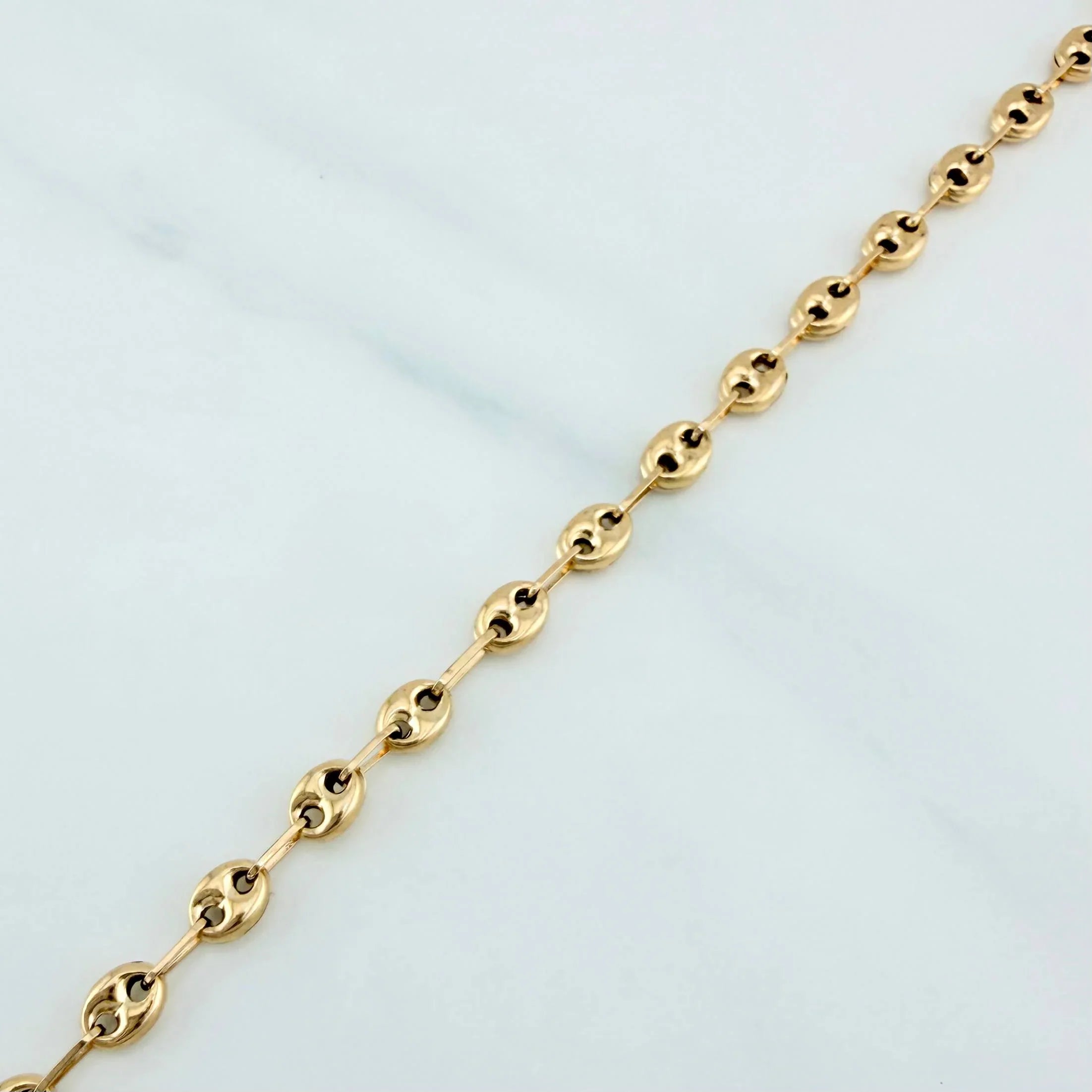 Tobillera Gc 2.45g / 10 1/4 in / 3.2mm Oro Amarillo 18K