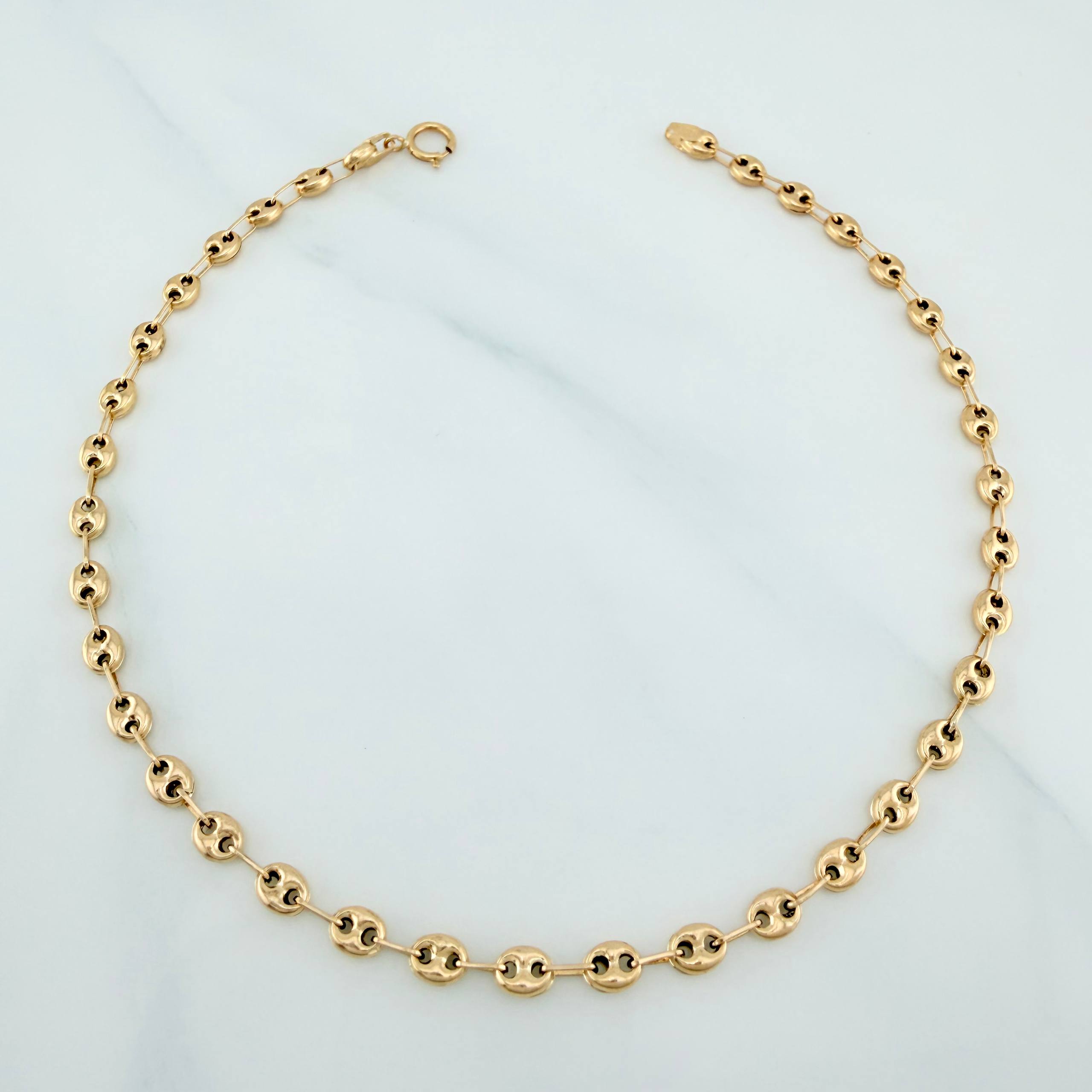 Tobillera Gc 3.1 g / 10 in / 3.57 mm Oro Amarillo 18K