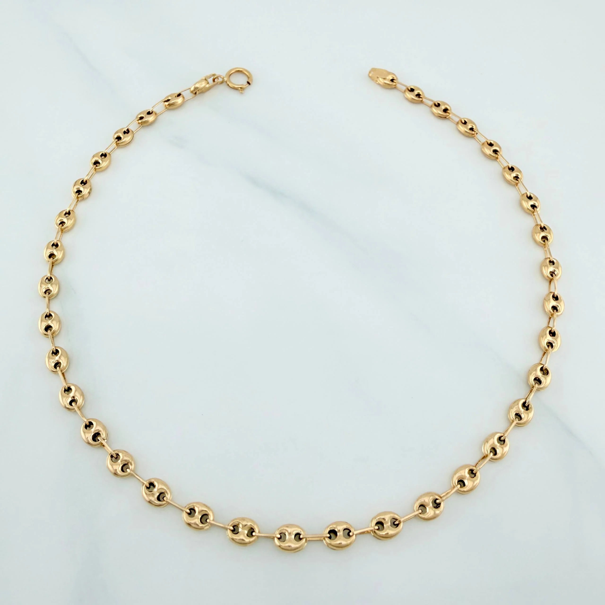 Tobillera Gc 2.75 g / 9 3/4 in / 3.25 mm Oro Amarillo 18K