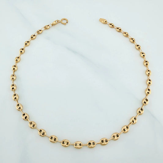 Gc Anklet 2.75 g / 9 3/4 in / 3.25 mm 18K Yellow Gold