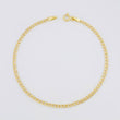 Pulso Cubano 0.95g / 7 3/4 in / 2.3mm Oro Amarillo 18K