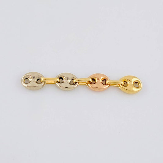 Herraje Retazo GC 0.6g / 1 1/4 in Tres Oros 18K