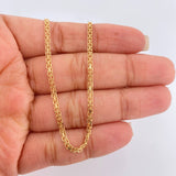 Cadena China 6.85gr / 23 1/2 in / 2.22mm Oro Amarillo +1 18K &