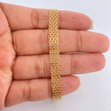 Pulso China 7.5gr / 7 3/4 in / 6.4mm Oro Amarillo +1 18K &