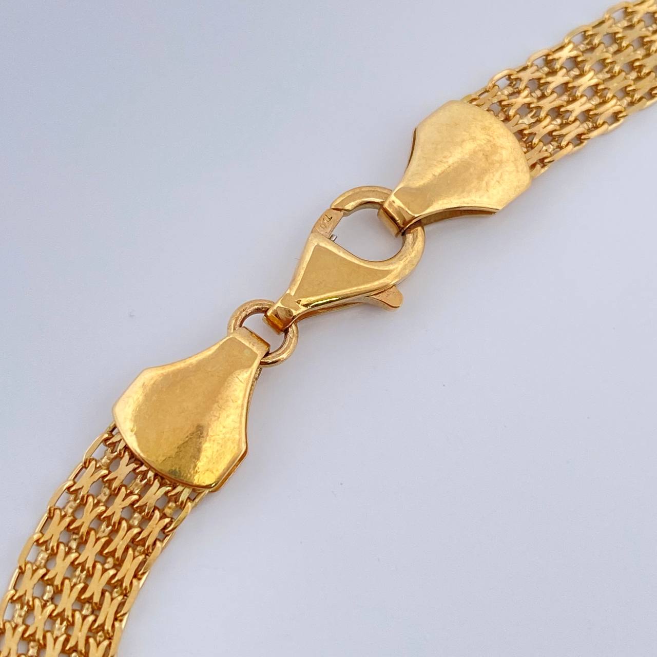 Pulso China 7.5gr / 7 3/4 in / 6.4mm Oro Amarillo +1 18K &