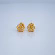 Stud Earrings Crown 1.05gr / 18K Yellow Gold %