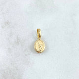 Pendant San Miguel Arcangel 0.35gr / 1.5cm / Smooth 18K Yellow Gold