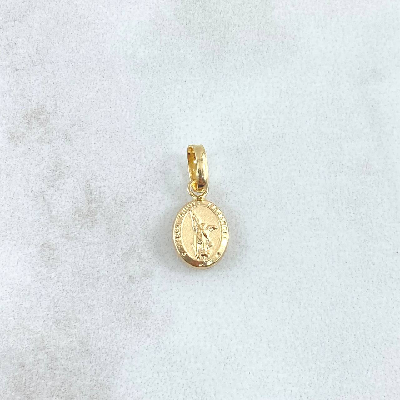 Pendant San Miguel Arcangel 0.35gr / 1.5cm / Yellow Gold 18K ©